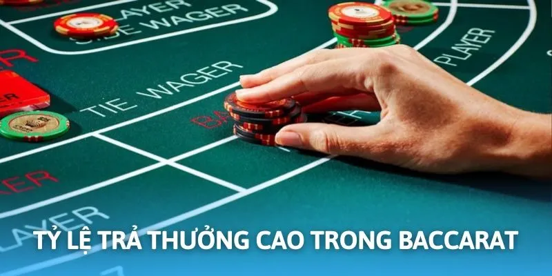 Hệ số thanh toán minh bạch, rõ ràng trong bàn cược Baccarat
