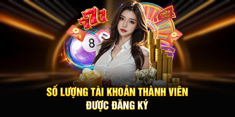 Số lượng tài khoản thành viên được đăng ký